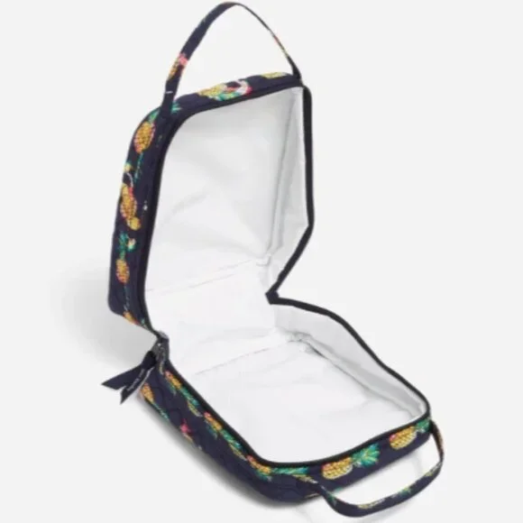 New Vera Bradley Lunch Bunch Bag Toucan Pineapple Tropical Print - Picture 2 of 7